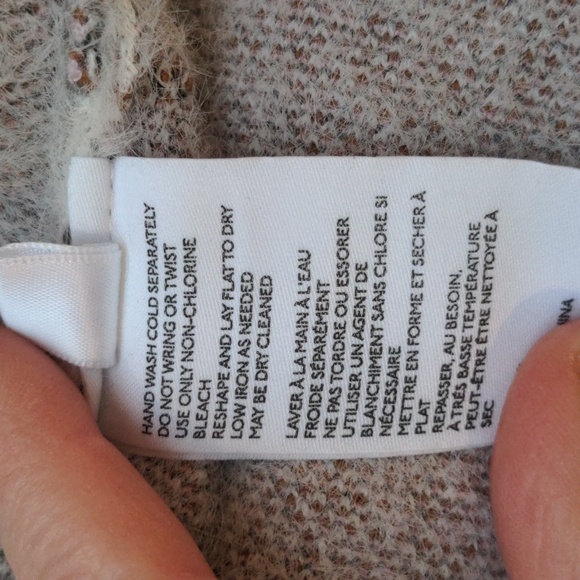 Pilcro ELiza Eyelash Sweater Jacket Size XL - Picture 10 of 11